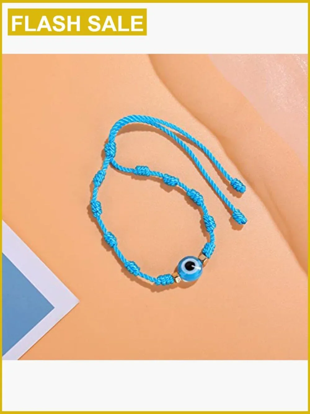 Handmade Adjustable Knot Evil Eye Bracelet